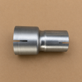Tubo manicotto giunzione scarico inox AISI 304 femmina/femmina vari diametri