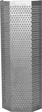Protezione griglia antiscottatura marmitta trattore 720×320 mm in acciaio alluminato