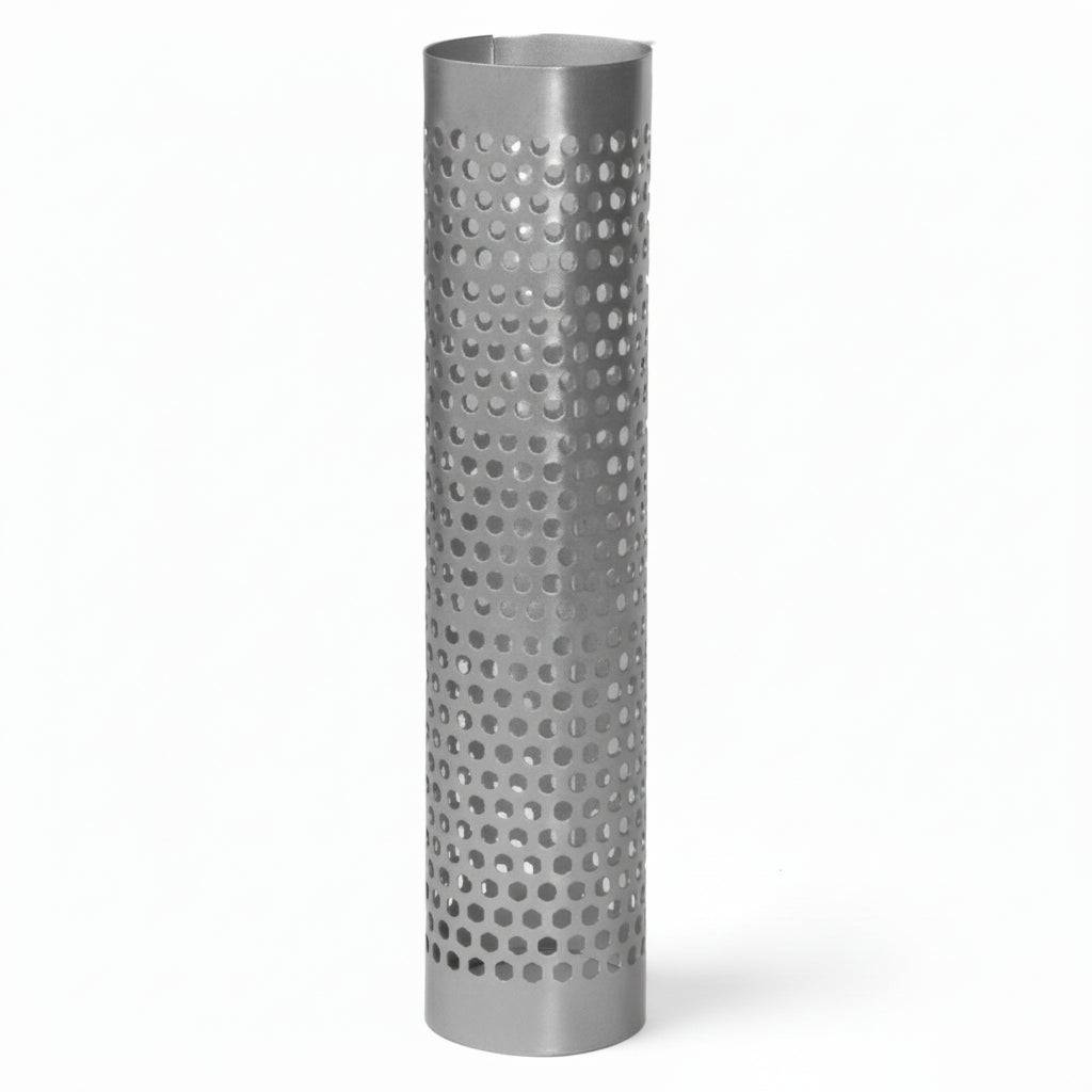 Protezione antiustione sagomata per marmitta – 830×133×127 mm in acciaio alluminato